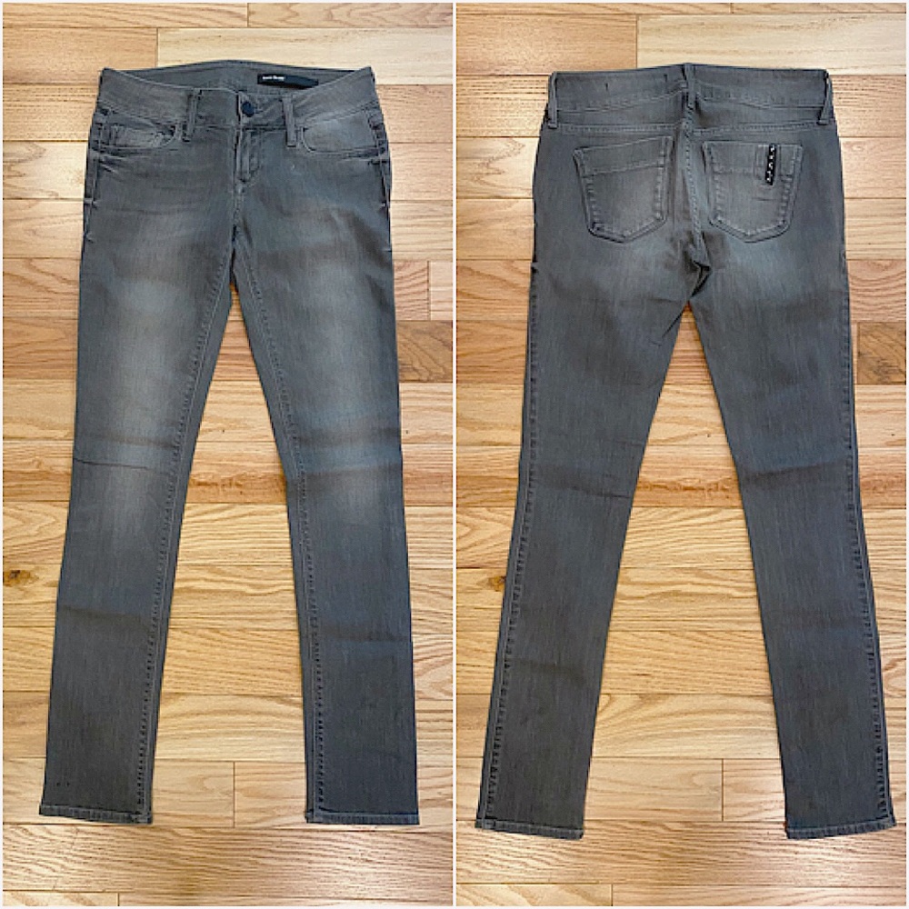 Black Orchid Skinny Fit Grey Stretch Jeans - 26